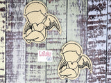 Baby Angel feltie ITH Embroidery design file