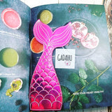 Mermaid Tail bookmark ITH Embroidery design