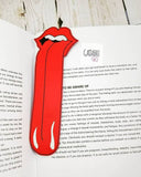 Lips Tongue bookmark ITH Embroidery design