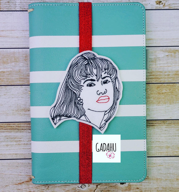 Queen Planner Bookmark ITH Embroidery design 4x4