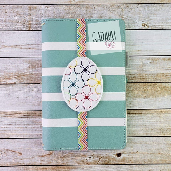 Easter Egg Planner Bookmark ITH Embroidery design 4x4