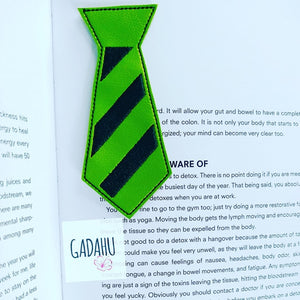Tie bookmark ITH Embroidery design 4X4/5X7