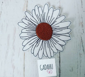 Daisy Flower Coaster ITH Machine Embroidery design file