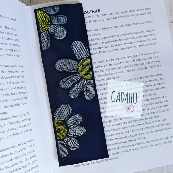 Flowers bookmark ITH Embroidery design